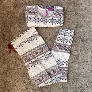 Adore Me Muriel Plus Size 2x Thermal Waffle pajamas